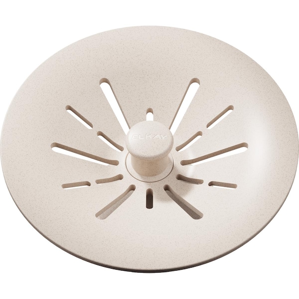 Quartz Perfect Drain 3-1/2" Removable Polymer Basket Strainer and Rubber Stopper Putty